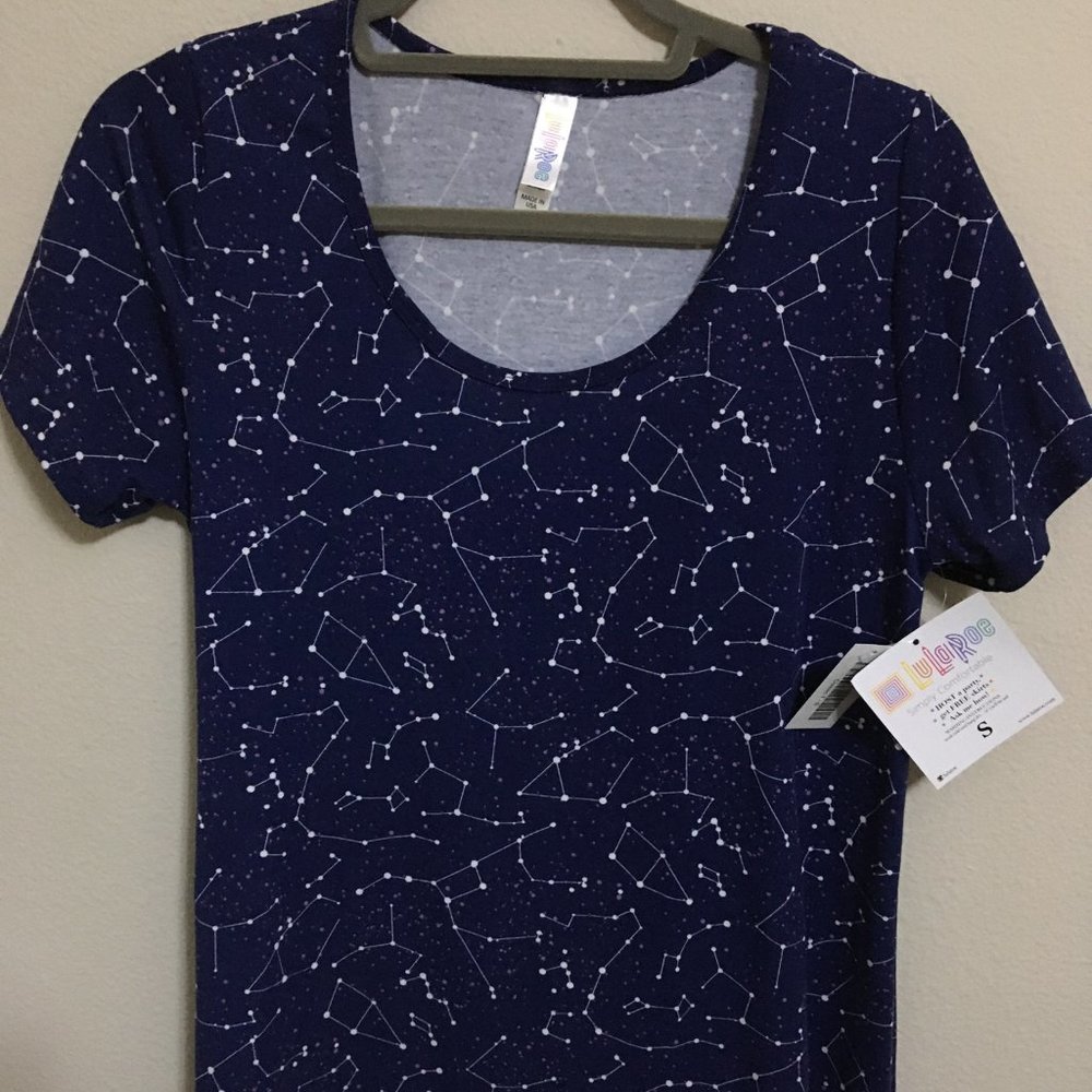 LuLaRoe Classic Tee Constellation Stars - NWT